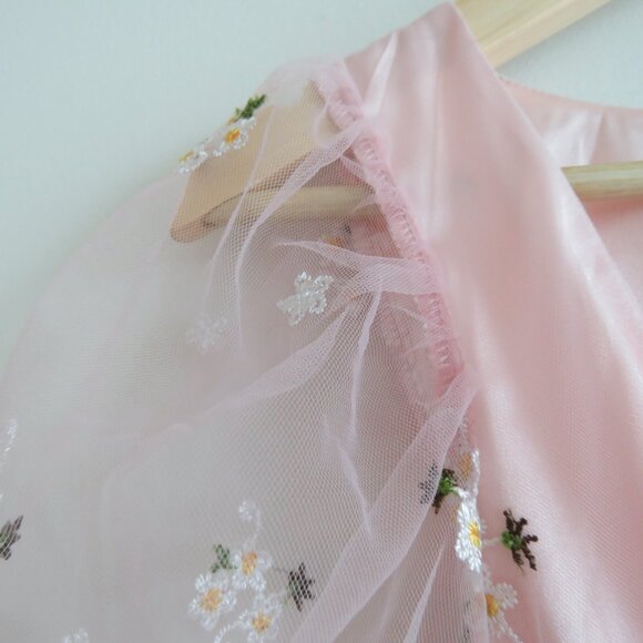 DOLLS KILL SUGAR THRILLZ Starlet Daze Babydoll Dress Floral Fairy Coquette NWT - Picture 6 of 16